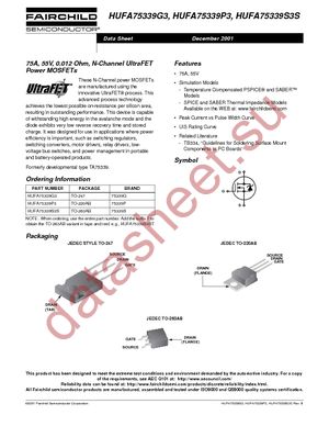 HUFA75339S3S datasheet  